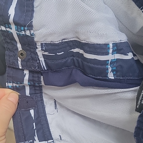 💲1️⃣ ZeroXposur Swim Trunks Board Shorts Youth Large 14/16 Blue Plaid - Picture 13 of 13